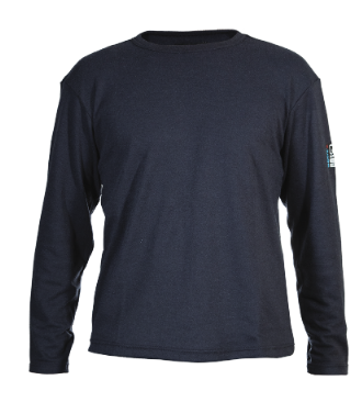 Superior Glove® Supera FRSHIRT Flame-Resistant ARC2 Long Sleeve Navvy Blue Work Shirts
